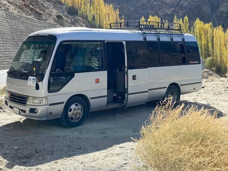 Toyota Coaster Rent in Lahore